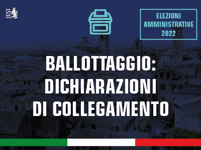 Ballottaggio 2022: dichiarazioni collegamento