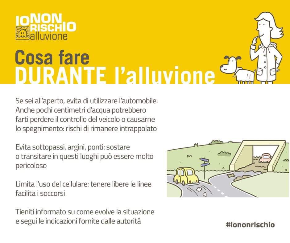 Alluvione - cosa fare