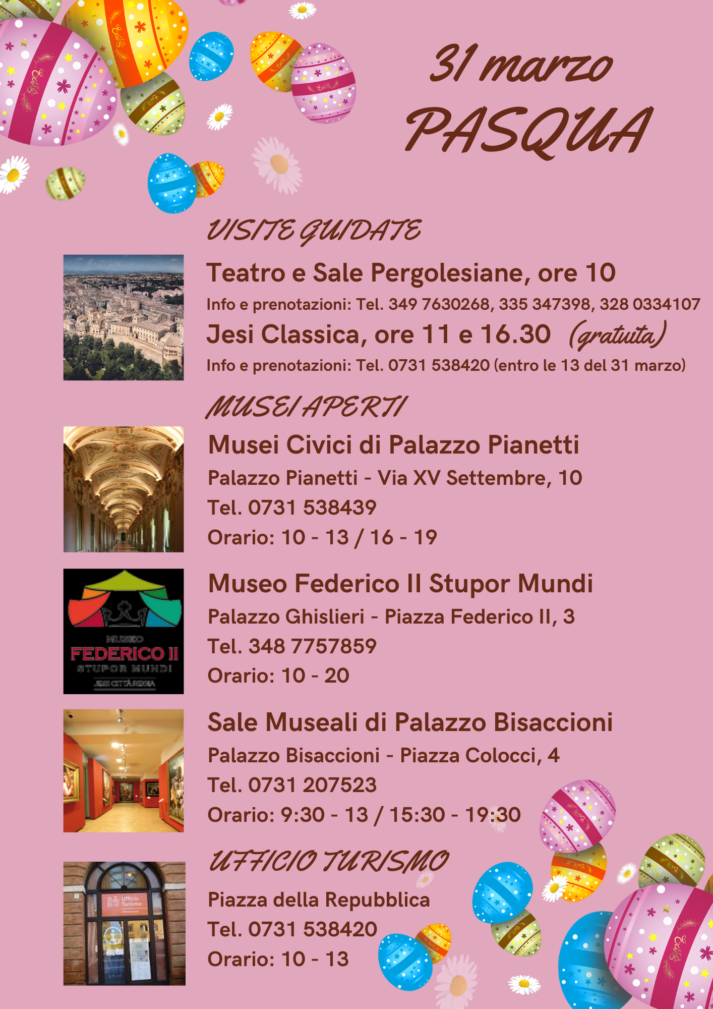 Musei aperti Pasqua 2024