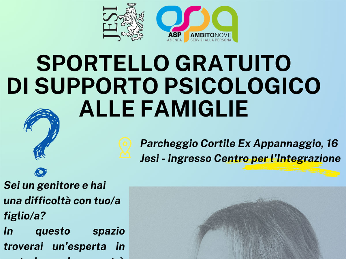 Sportello psicologico Jesi